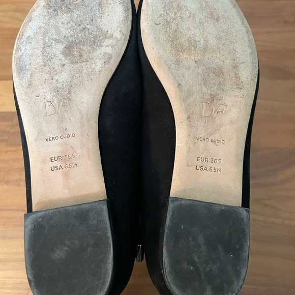 Diane Von Furstenberg wrapped lace up suede ballet flat - Picture 10 of 12